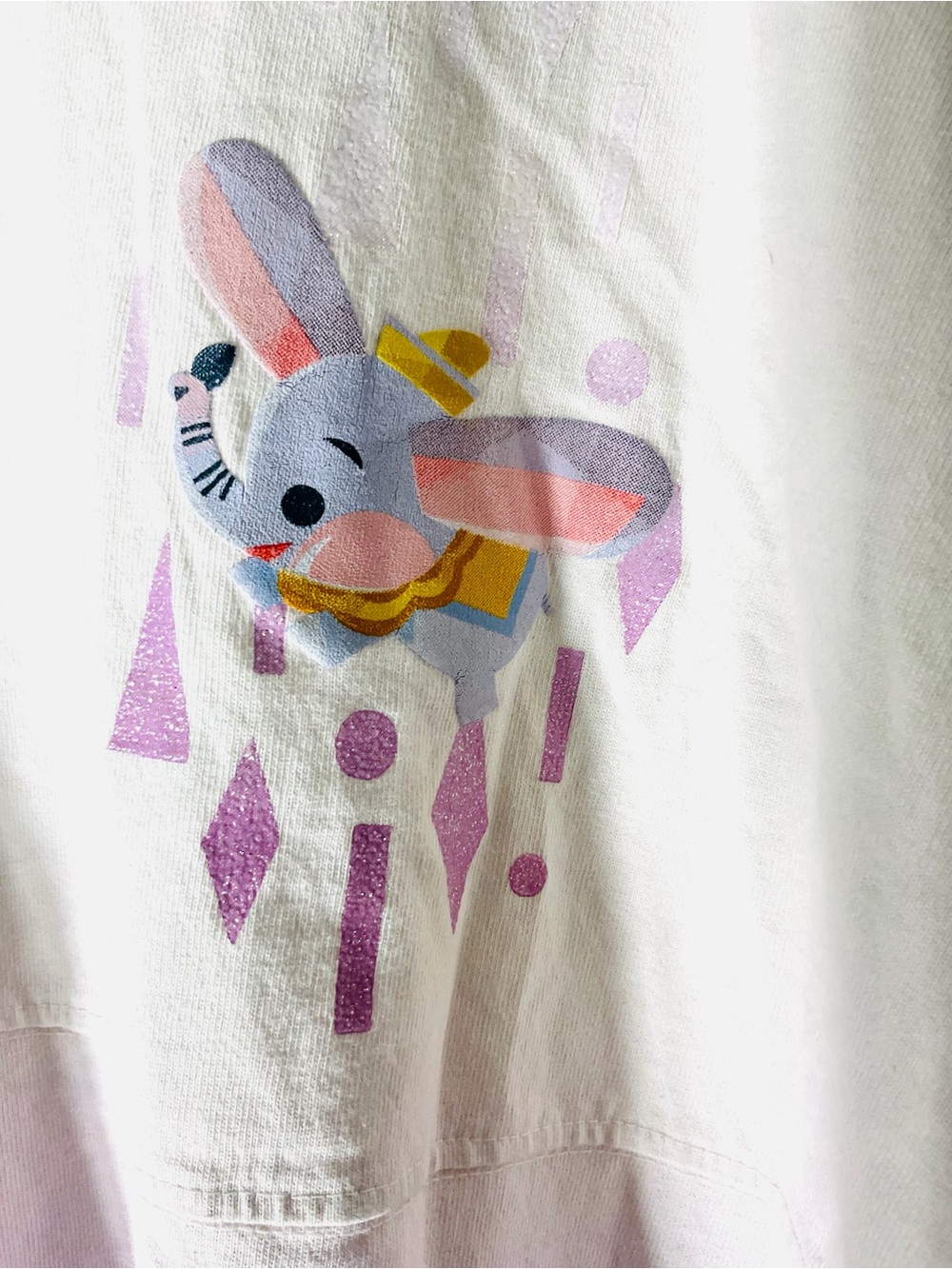 Disneyland Resort Dumbo Spirit Jersey XL Tinker Bell Castle Lavender Ombré - Picture 7 of 8